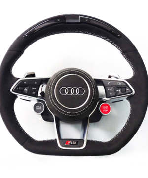 Audi A3 A4 A5 A6 C7 C8 B8 Racing Sport Performance Led Alcantara Steering Wheel Quick Installed