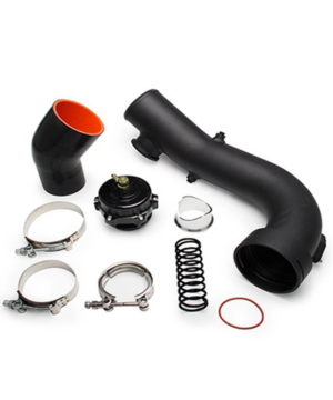 Air Intake Turbo Charge Hard Pipe Kit 50mm BOV Replacement for BMW N54 E88 E90 E92